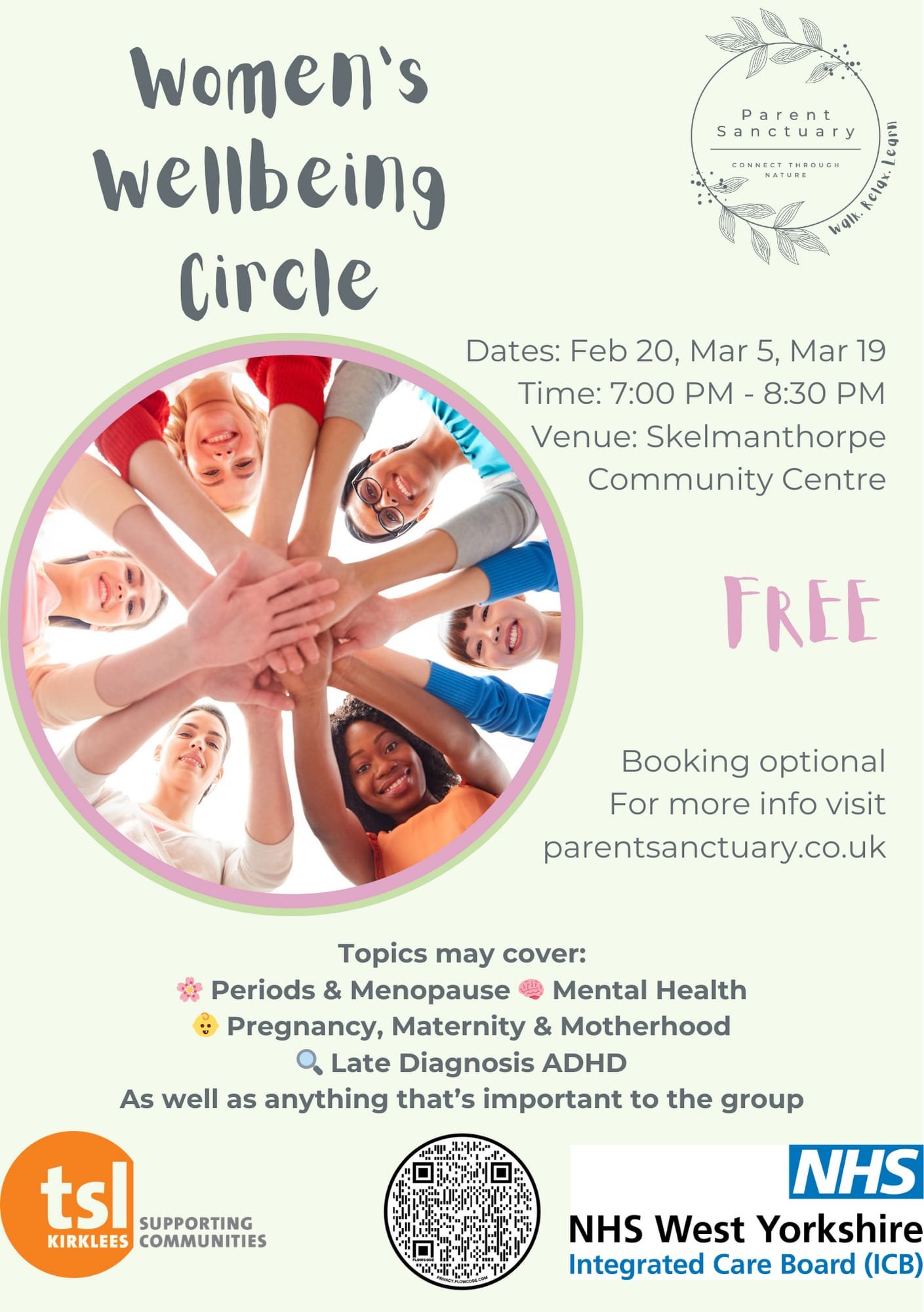 Womens wellbeing circle Womens wellbeing circle